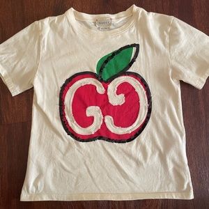 Girls Gucci Apple shirt